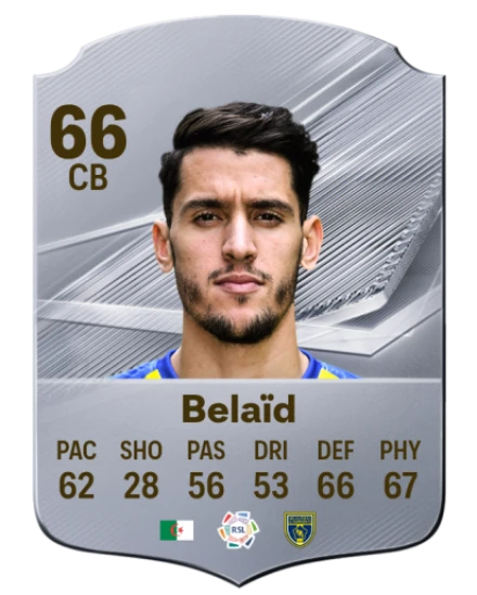 Belaïd 66 Common CB FC 26 card