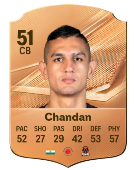 Chandan 51 Bronze CB FC 27 card