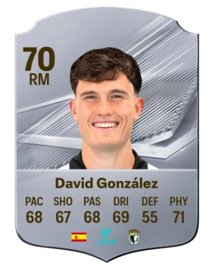 David González 70 Common RM FC 26 card