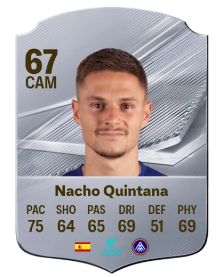 Nacho Quintana 67 Common CAM FC 26 card