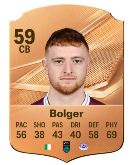 Bolger 59 Bronze CB FC 27 card