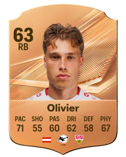 Olivier 63 Bronze RB FC 27 card
