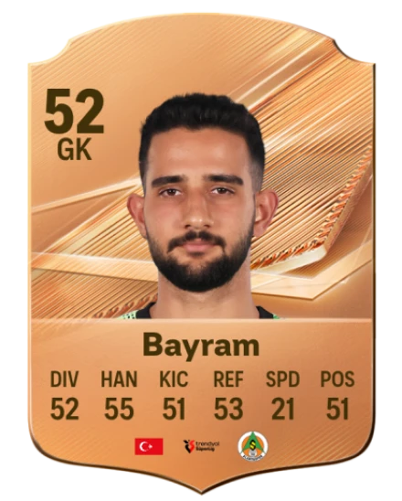 Bayram 52 Bronze GK FC 27 card