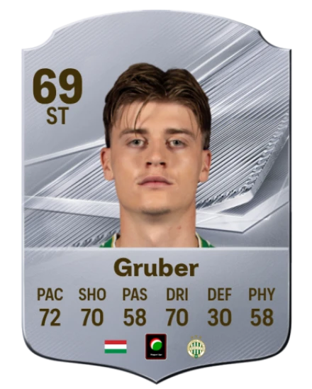 Gruber 69 Common ST FC 26 card