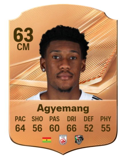 Agyemang 63 Bronze CM FC 27 card