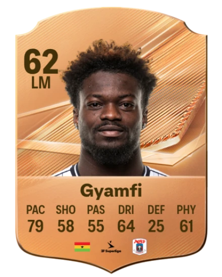 Gyamfi 62 Bronze LM FC 27 card