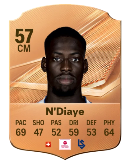 N'Diaye 57 Bronze CM FC 27 card