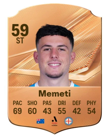 Memeti 59 Bronze ST FC 27 card