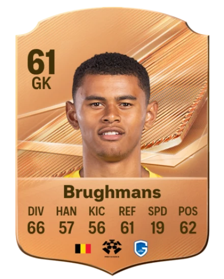 Brughmans 61 Bronze GK FC 27 card