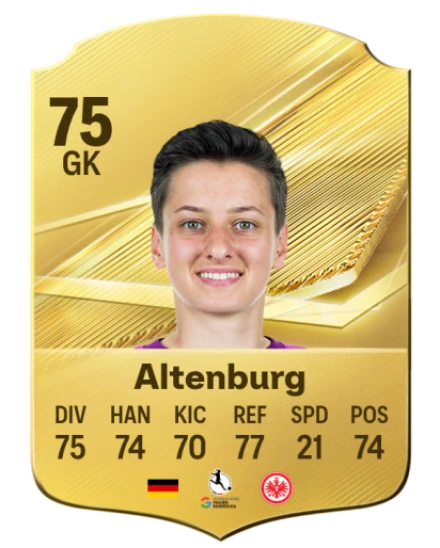Altenburg 75 Common GK FC 26 card