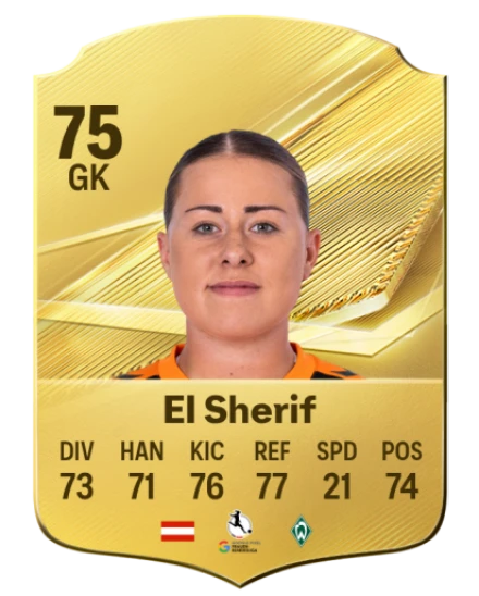 El Sherif 75 Common GK FC 26 card