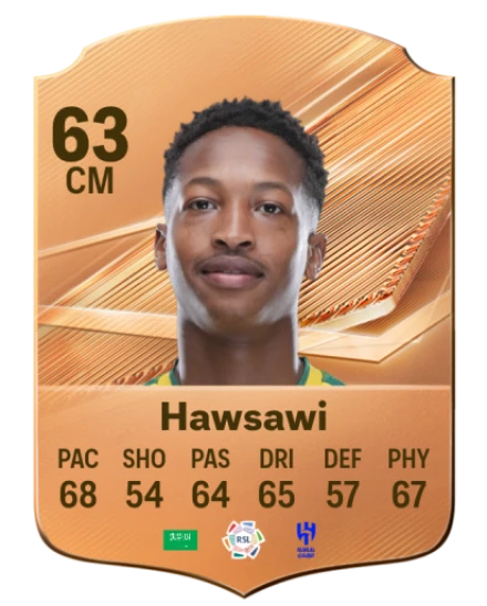 Hawsawi 63 Bronze CM FC 27 card