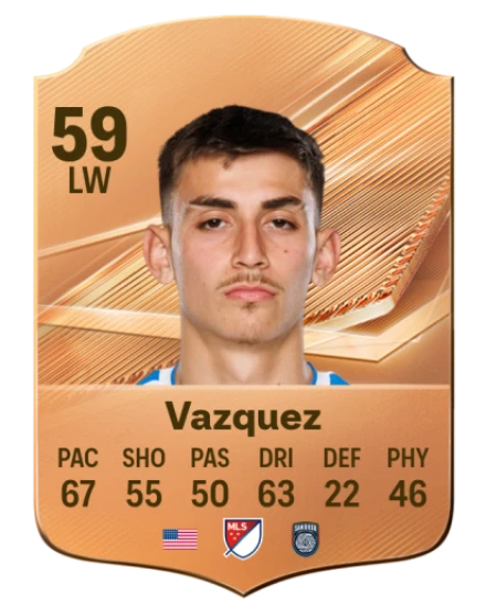 Vazquez 59 Bronze LW FC 27 card