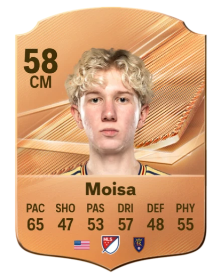 Moisa 58 Bronze CM FC 27 card