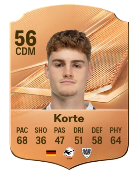 Korte 56 Bronze CDM FC 27 card