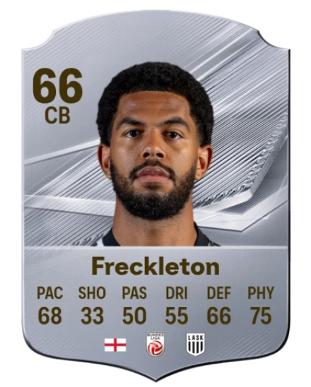 Freckleton 66 Silver CB FC 27 card