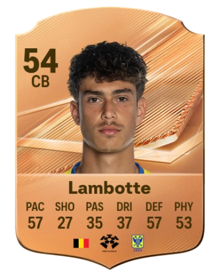 Lambotte 54 Bronze CB FC 27 card