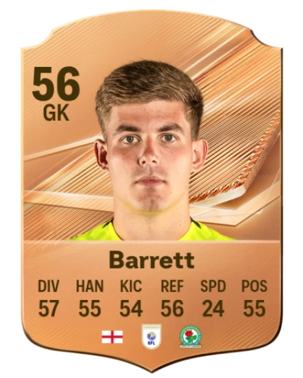 Barrett 56 Bronze GK FC 27 card