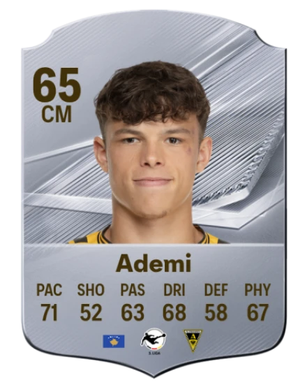 Ademi 65 Rare CM FC 26 card