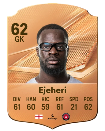 Ejeheri 62 Bronze GK FC 27 card