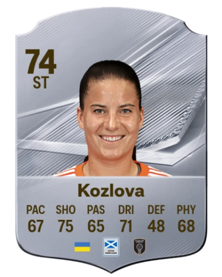 Kozlova 74 Common ST FC 26 card