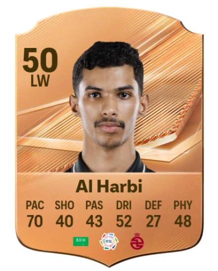 Al Harbi 50 Bronze LW FC 27 card