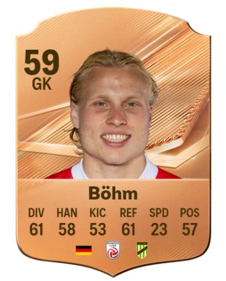 Böhm 59 Bronze GK FC 27 card