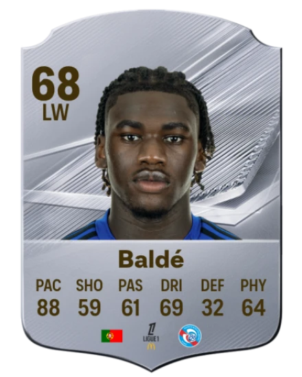 Baldé 68 Silver LW FC 27 card