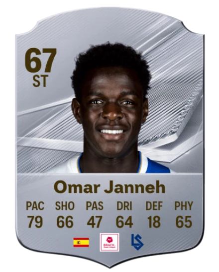 Omar Janneh 67 Common ST FC 26 card