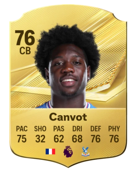 Canvot 76 Gold CB FC 27 card