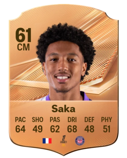 Saka 61 Bronze CM FC 27 card