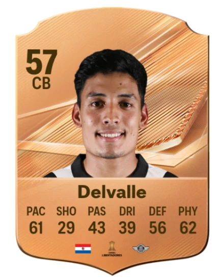 Delvalle 57 Bronze CB FC 27 card