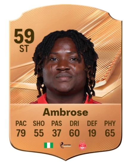 Ambrose 59 Bronze ST FC 27 card