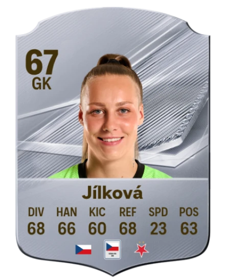 Jílková 67 Common GK FC 26 card