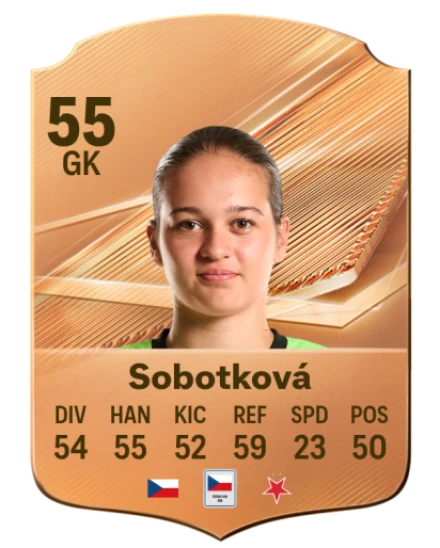Sobotková 55 Bronze GK FC 27 card