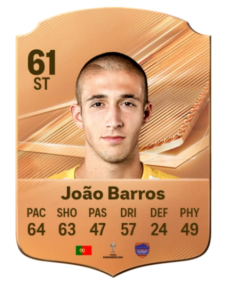 João Barros 61 Bronze ST FC 27 card