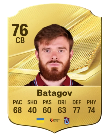 Batagov 76 Common CB FC 26 card
