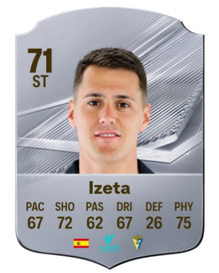 Izeta 71 Common ST FC 26 card