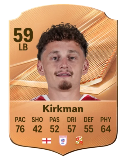 Kirkman 59 Bronze LB FC 27 card