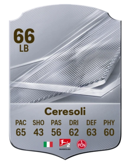 Ceresoli 66 Common LB FC 26 card