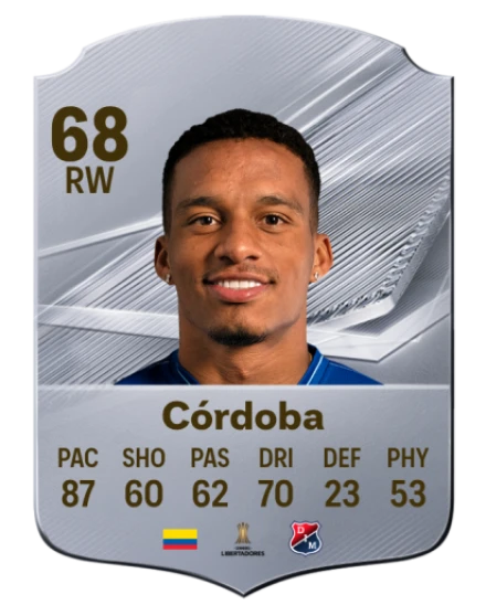 Córdoba 68 Common RW FC 26 card