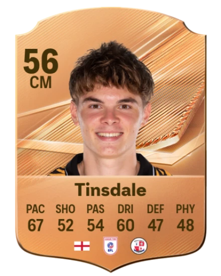 Tinsdale 56 Bronze CM FC 27 card