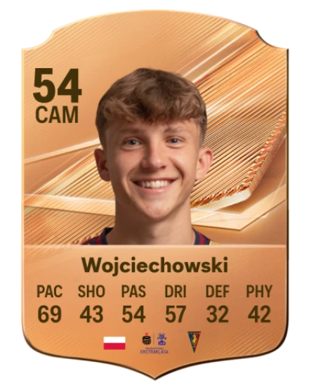 Wojciechowski 54 Bronze CAM FC 27 card