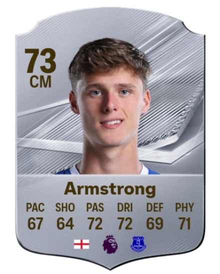 Armstrong 73 Silver CM FC 27 card