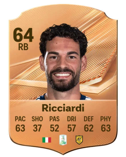 Ricciardi 64 Bronze RB FC 27 card