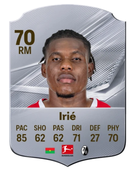 Irié 70 Silver RM FC 27 card