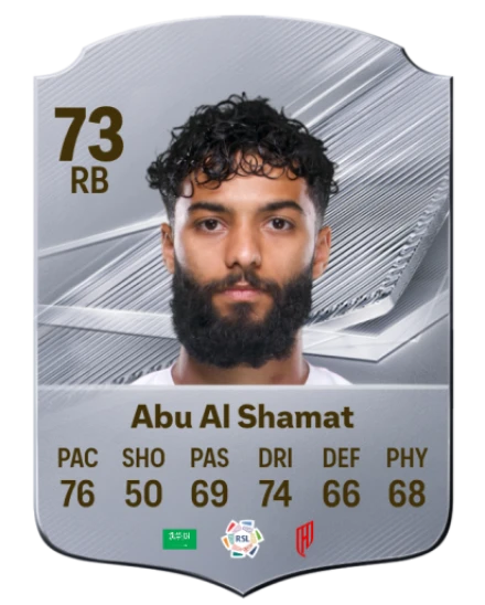 Abu Al Shamat 73 Silver RB FC 27 card
