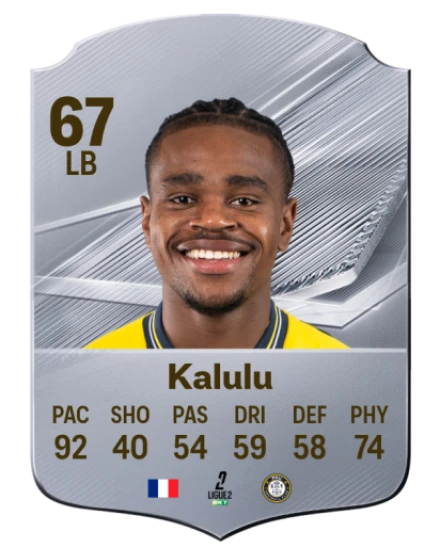 Kalulu 67 Silver LB FC 27 card