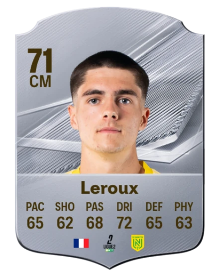 Leroux 71 Common CM FC 26 card