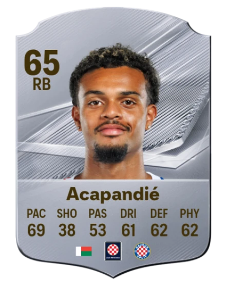 Acapandié 65 Silver RB FC 27 card